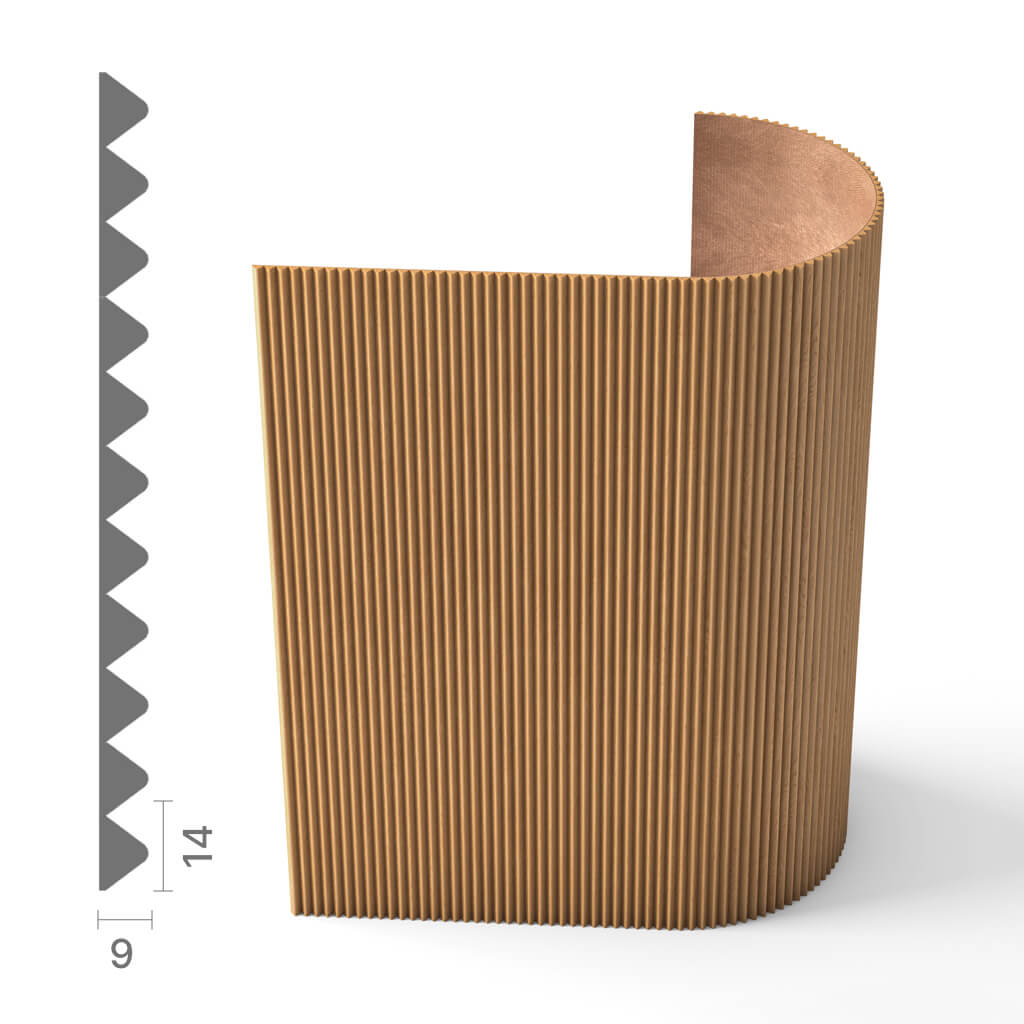 Гибкая реечная 3D-панель PAN-005 с частым рельефом